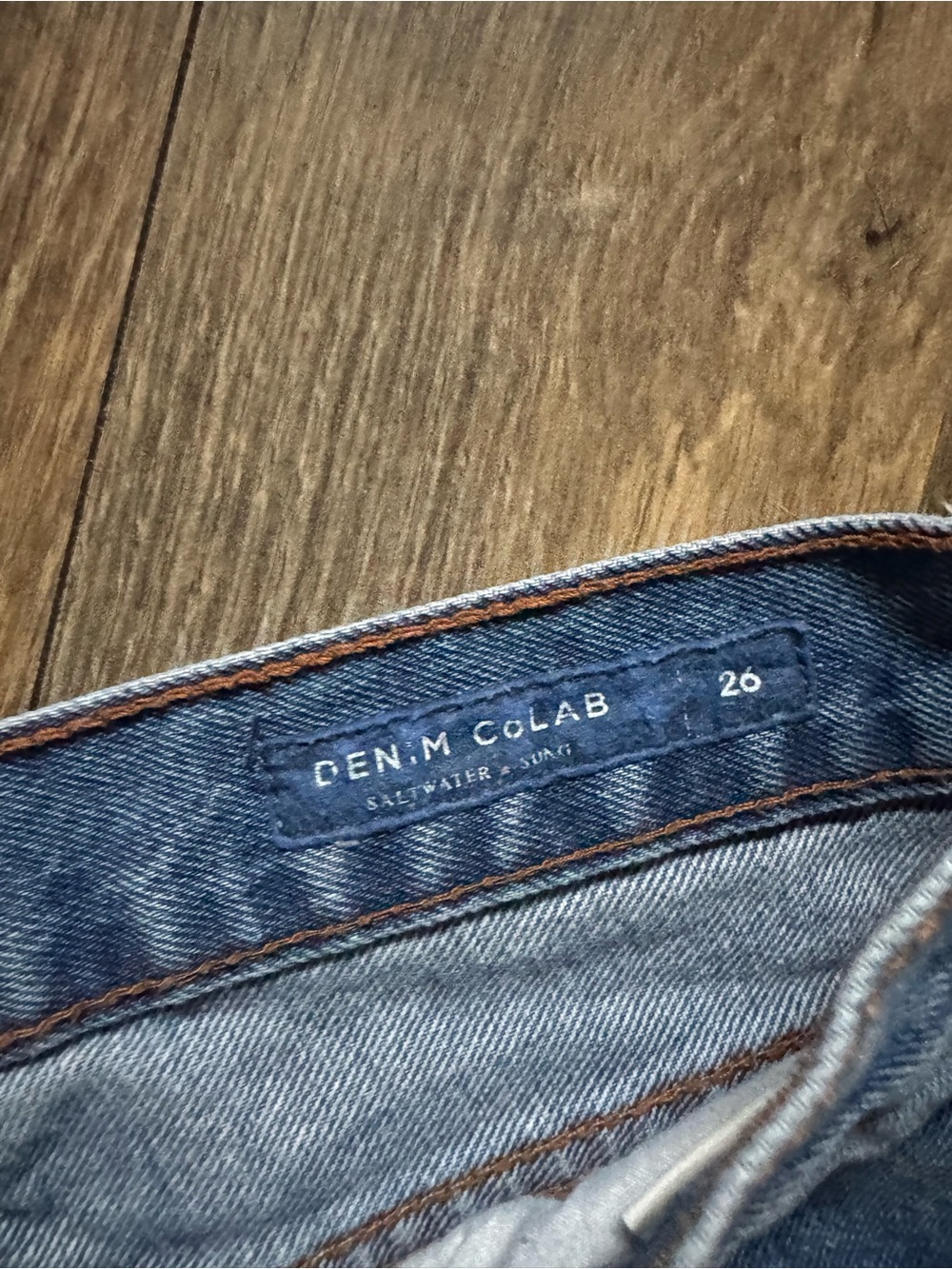 Frayed Hem Light Blue Denim Jean Shorts - Picture 4 of 5
